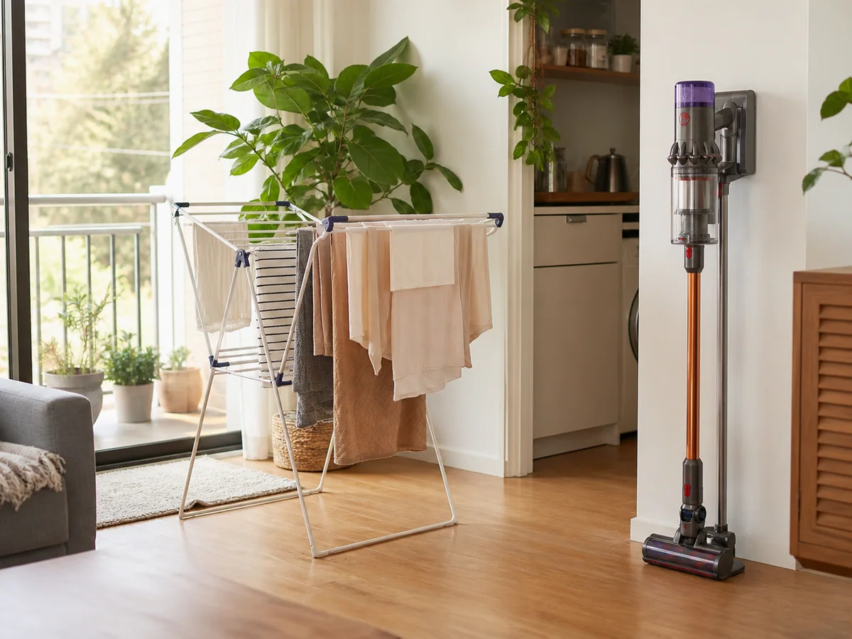 laundry drying rack apartment for ConsiderCart's practical guide